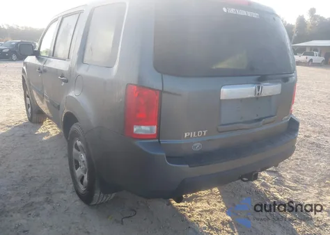 2010 Honda Pilot Lx из США, поврежденный, VIN 5FNYF4H2XA8023836